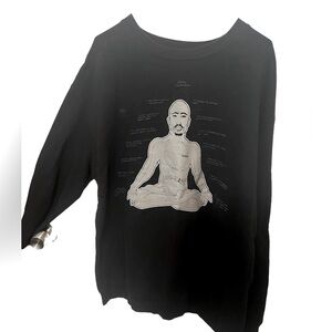 2pac Chakra-2x Black Sweater
